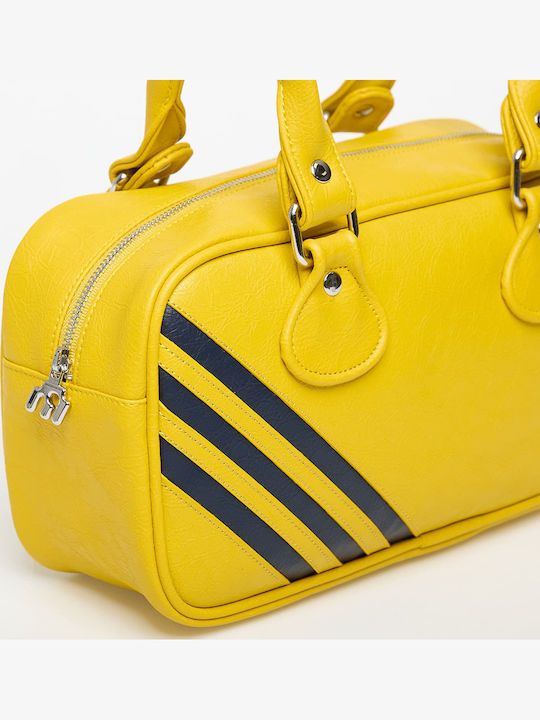 Miaou Bag Damen Schultertasche Gelbe