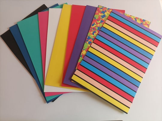 Foam Craft Material Block 10 Colors 20x30 cm