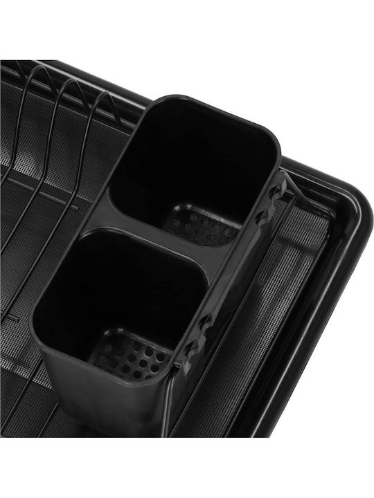 Στραγγιστήρι Νεροχύτη Inox Μαύρο 40x19x13cm