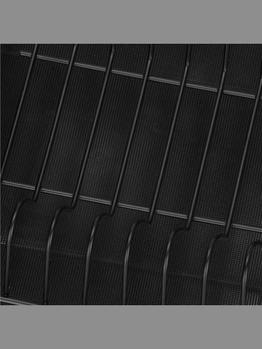 Στραγγιστήρι Νεροχύτη Inox Μαύρο 40x19x13cm