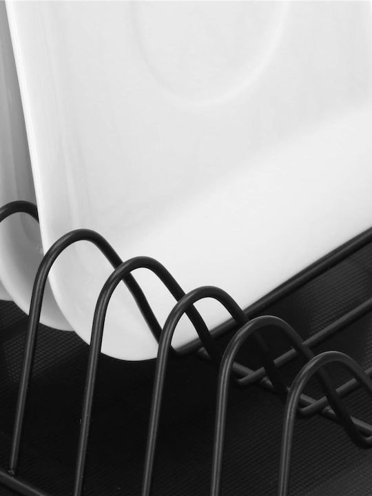 Στραγγιστήρι Νεροχύτη Inox Μαύρο 40x19x13cm