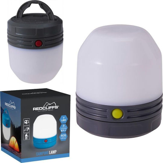 Redcliffs Led Camping Light with Flashlight Grey
