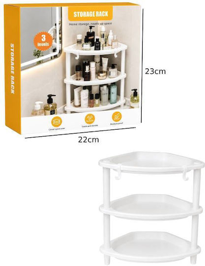 Sidirela Corner Floor Bathroom Shelf Plastic Sidirela Corner Floor Bathroom Shelf Plastic