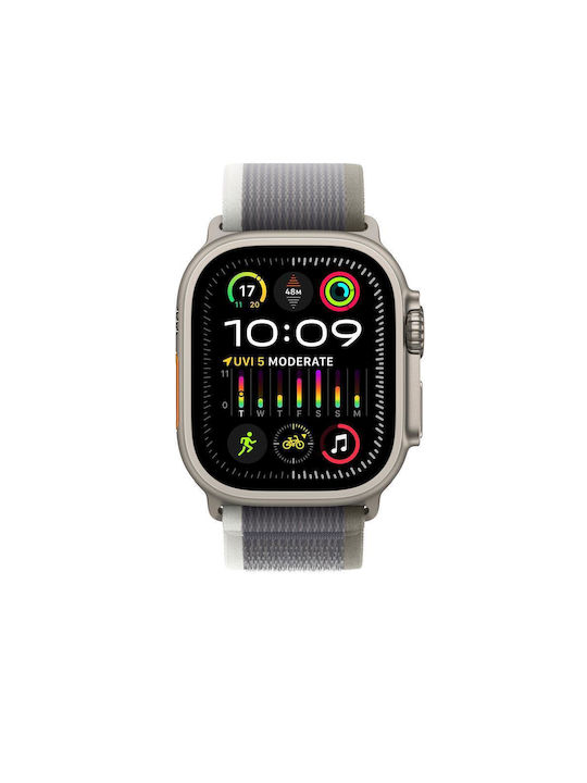 Apple Trail Loop S/M Curea Tesatura Verde (Apple Watch 44/45/46mm/Ultra 49mm)