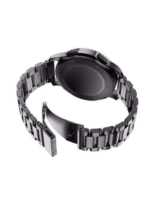 Stainless Steel Λουράκι Μεταλλικό Μαύρο (Galaxy Watch Active 2)