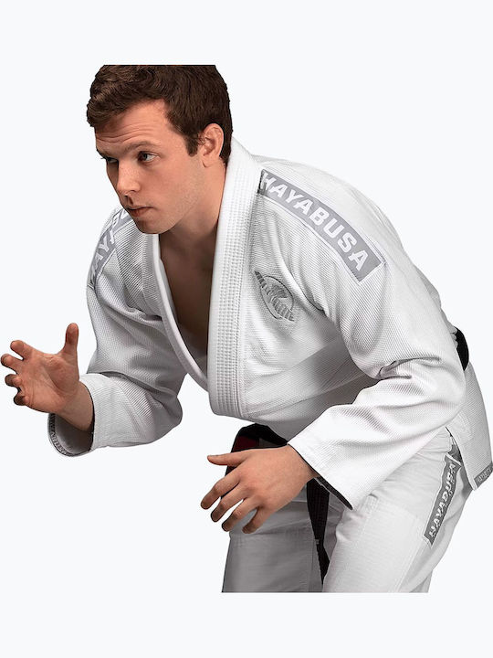 Hayabusa Men's Brazilian Jiu Jitsu White Jacket