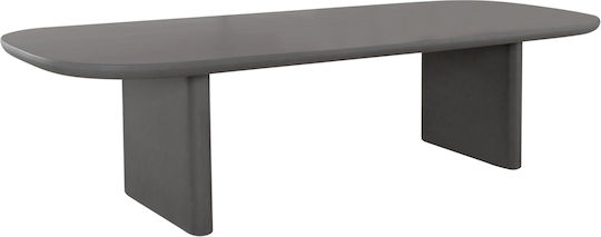 Azami Dining Room Table from Concrete Grey 300x112x75cm