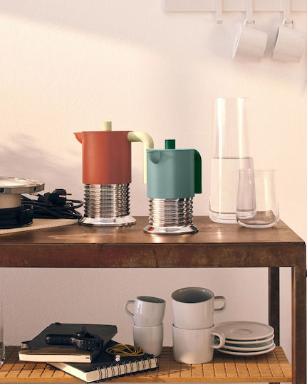 Alessi Μπρίκι Espresso Πράσινο