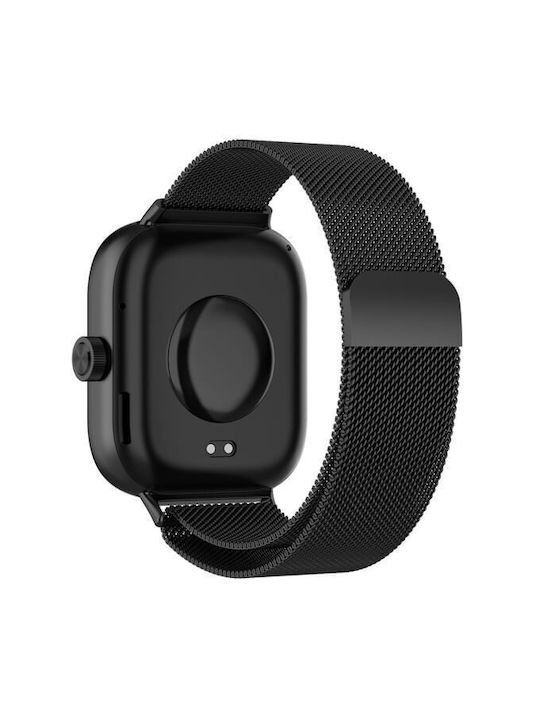 Λουράκι Ανοξείδωτο Ατσάλι Μαύρο (Redmi Watch 4 / Redmi Watch 5)