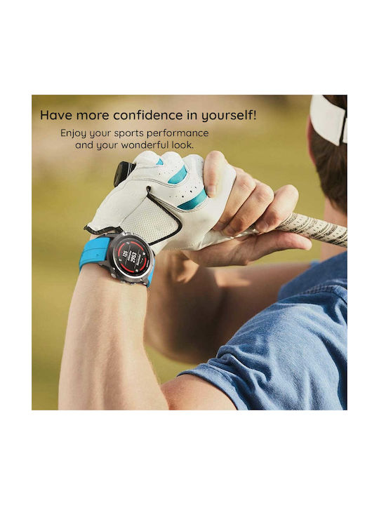 Techsuit Watchband Quickfit 26mm W060 Garmin Fenix 3/3 Hr 5x 5x Plus 6x 6x Pro 7x 7x Pro Solar Red