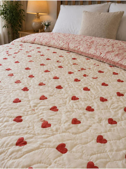 SteweHome Kinderbettdecke Halbdoppelt Rosa 180x230cm