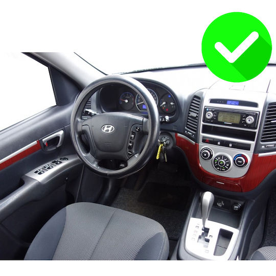 Carmedia Car Audio System for Hyundai Santa Fe 2006-2013 Bluetooth USB WiFi GPS Apple CarPlay Android Auto with 9" Touch Screen