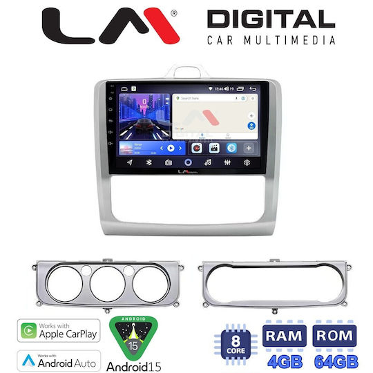 LM Digital Car Audio System for Ford Focus 2004>2012 Bluetooth USB Wi-Fi GPS Apple CarPlay Android Auto