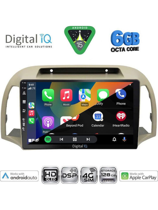 Digital Iq Bxf 17457bg_cpaa 9inc Multimedia Tablet Nissan Micra K12 Mod 2002-2010 Beige