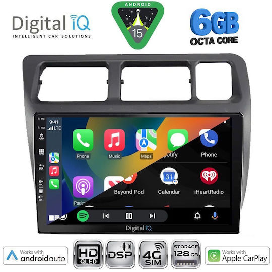 Digital IQ Bxf 17710_cpaa 9 Zoll Multimedia-Tablet Toyota Corolla Modell 1992-1997
