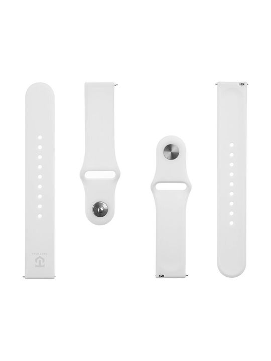 Handodo Silicone Band Curea Silicon cu Pin Alb (Forerunner 55/245/645 / Vivoactive 3/5/HR / Venu Sq 2) 2447401