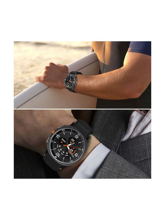 Tech-Protect Λουράκι Υφασμάτινο Μαύρο (SAMSUNG WATCH 8, CLASSIC)