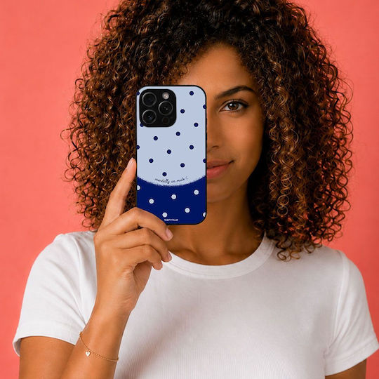 Калъф Sonique Delulu Polka Era Series Realme 12 Plus 5g Син Mentally