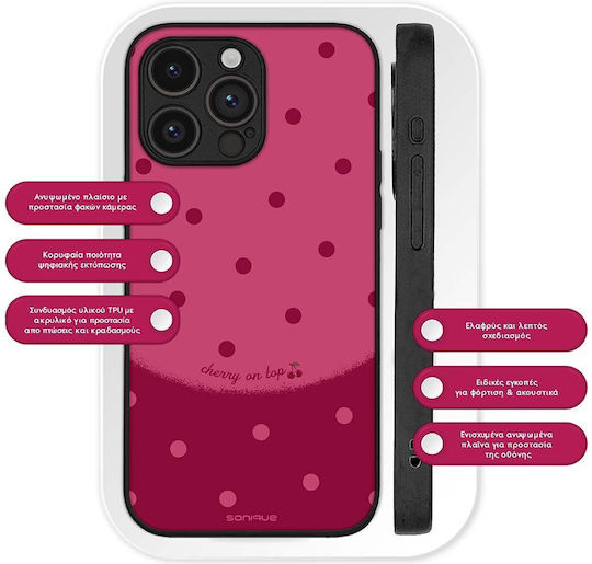 Калъф Sonique Delulu Polka Era Series Realme C30 Топ Черешка