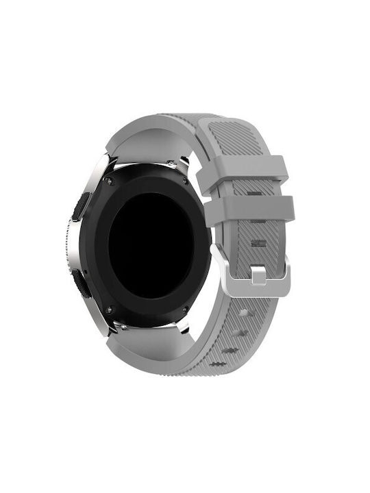 Curea Silicon Gri (Galaxy Watch (46mm) / Gear S3 - Galaxy Watch (46mm) / Gear S3) 841300588D