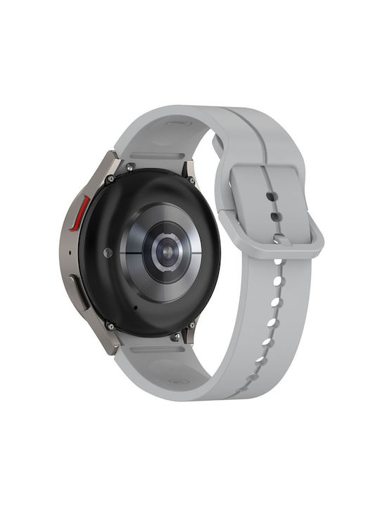 Samsung Каишка Силикон Сив (Samsung Watch 4/5)