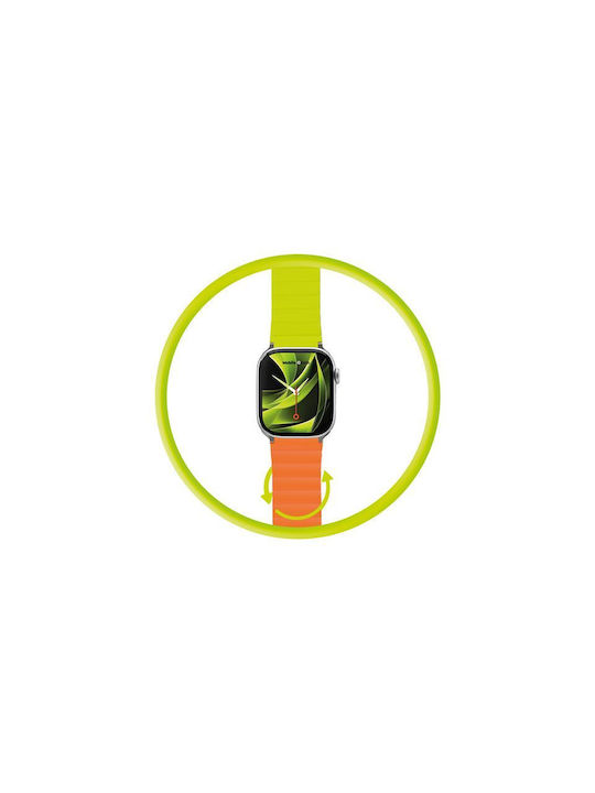 Mobile Origin Strap Silicone Orange (Apple Watch 49mm, 46mm, 45mm, 44mm - Mobile Origin)