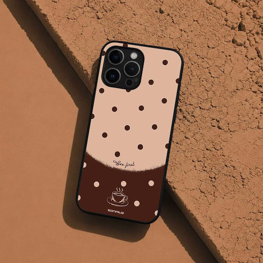 Sonique Delulu Polka Era Series Samsung Galaxy M52 5g Coffee Mobile Phone Case First