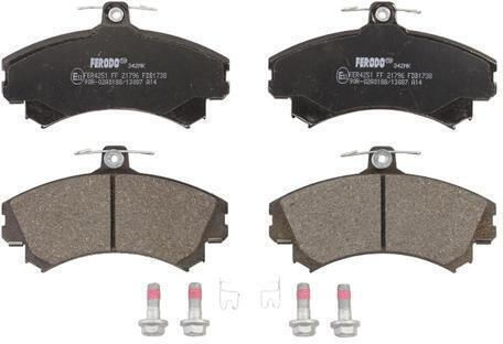 Ferodo Σετ Τακάκια Πίσω για Mitsubishi Colt Smart ForFour