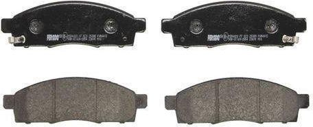 Front Brake Pads Set Nissan Nv200 Evalia 1.5d 1.6 Electric Ferodo Height 50.5mm Width 155.4mm Thickness 17.0mm
