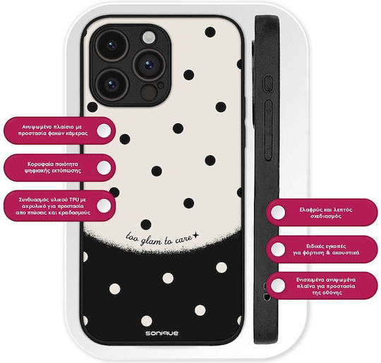 Sonique Delulu Polka Era Series Samsung Galaxy Z Flip 6 Galaxy Z Flip 7 Fe 5g Too Glam Case