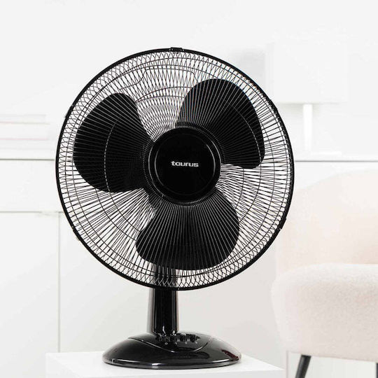 Taurus Greco 16 Elegance Настолен Вентилатор 45W Черен