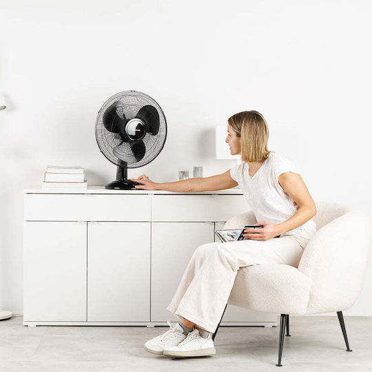 Taurus Greco 16 Elegance Настолен Вентилатор 45W Черен