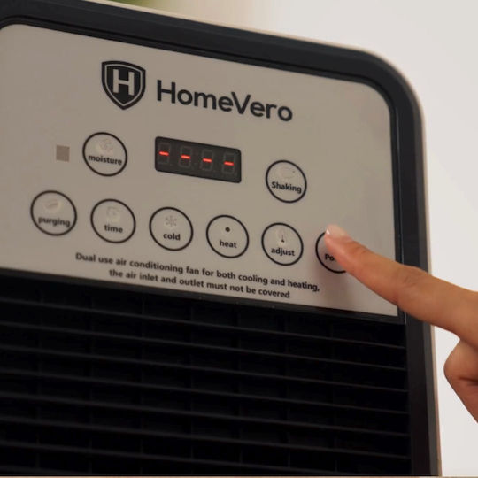 HomeVero Air Cooler 60W με Τηλεχειριστήριο Λευκό