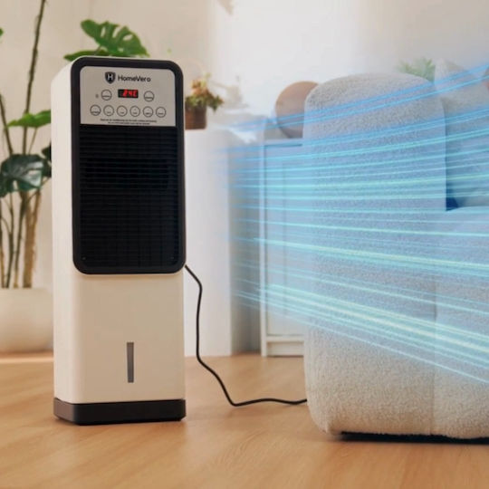 HomeVero Air Cooler 60W με Τηλεχειριστήριο Λευκό