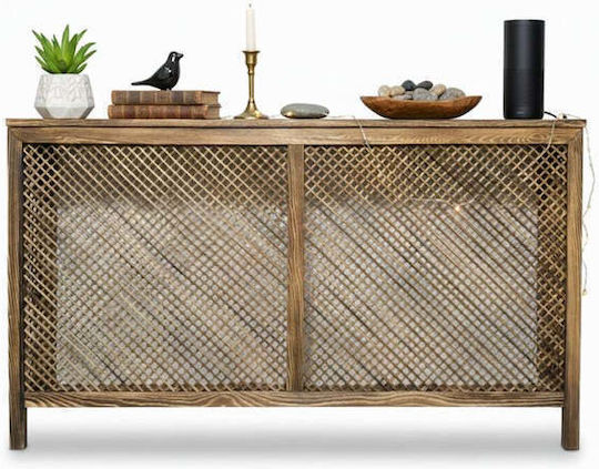 SteweHome Husa Pentru Radiator Din PAL Maro 120x20x80cm