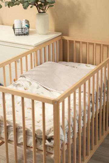 Sensillo Baby Crib Bedding Set 3pcs White