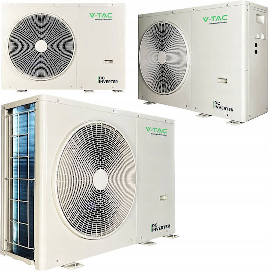 V-TAC Топлопомпа 10кВт Едната фаза 60°C Моноблок