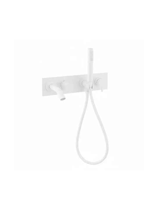 Sparke Built-in Faucet Mixer for Shower 2 Exits Chrome