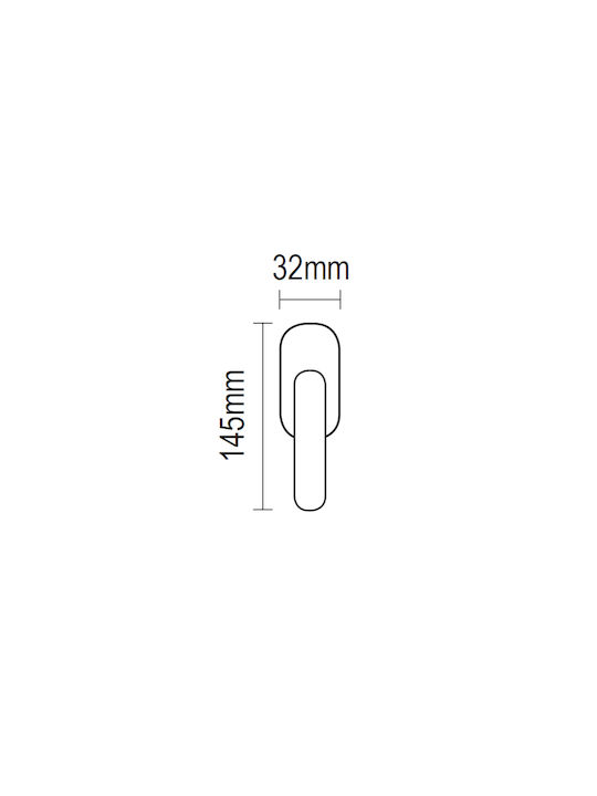 Viometale Window Latche Silver 08.801