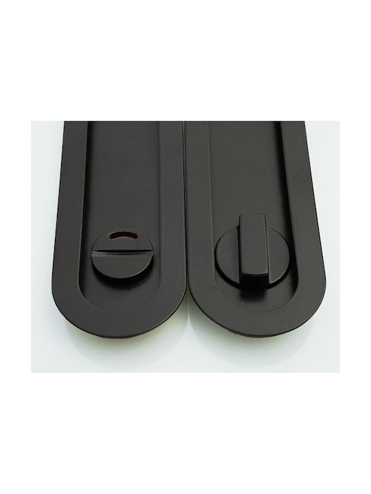Convex Σειρά 1509zsaf-s19s19 Χούφτα Πόρτας με Οπή Μαύρη 50mm 1509ZSAF-S19S19