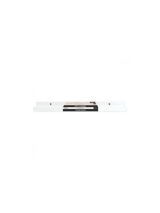 Wall Shelf White 60x6x7cm