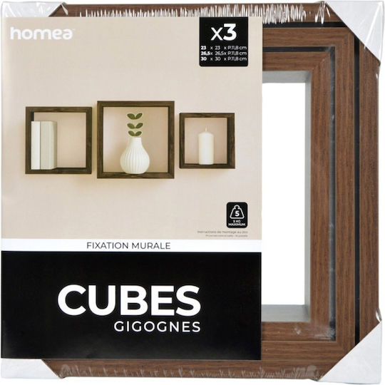 Wall Shelves (3 Pieces) 30x11.8x30cm Wall Shelves (3 Pieces) 30x11.8x30cm