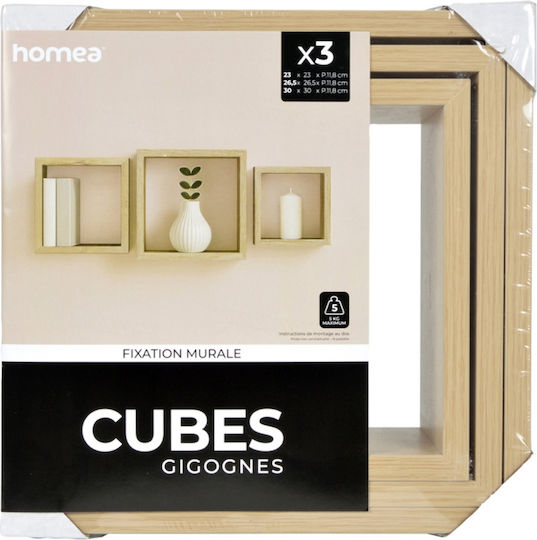 Wall Shelves (3 Pieces) 30x11.8x30cm Wall Shelves (3 Pieces) 30x11.8x30cm