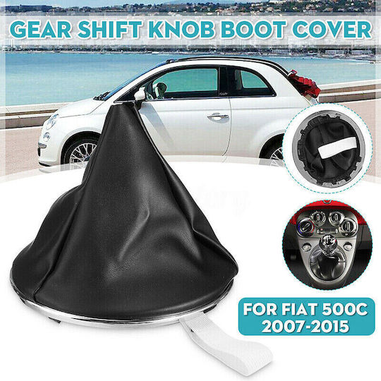 Φούσκα Ταχυτήτων MA434 Δερματίνη για Fiat 500C 2007-2015