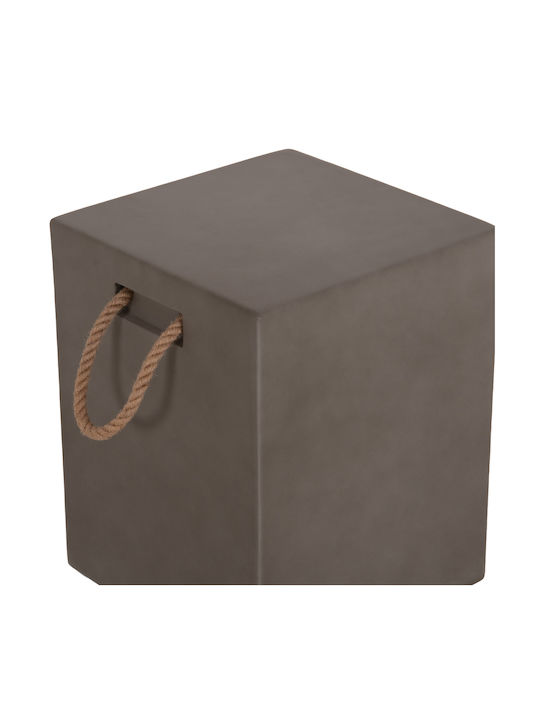 HomeMarkt Außenbereich-Hocker aus Beton Zak Graue 36x36x43cm