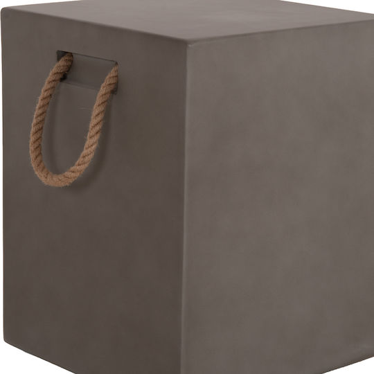 Външни Табуретки Бар от Бетон Zak Сив 36x36x43см