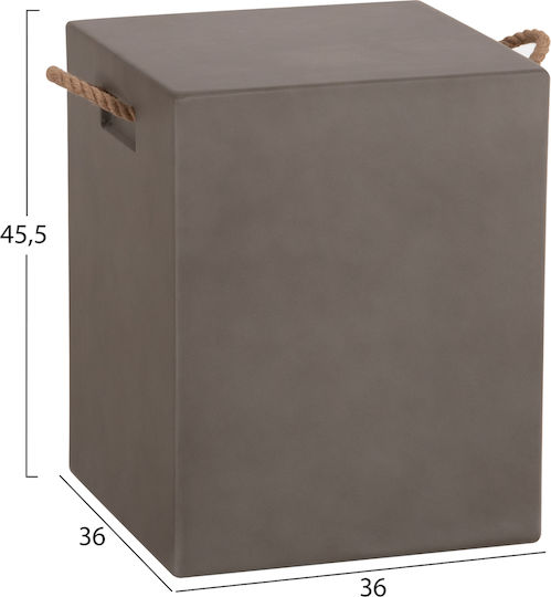 Външни Табуретки Бар от Бетон Zak Сив 36x36x43см
