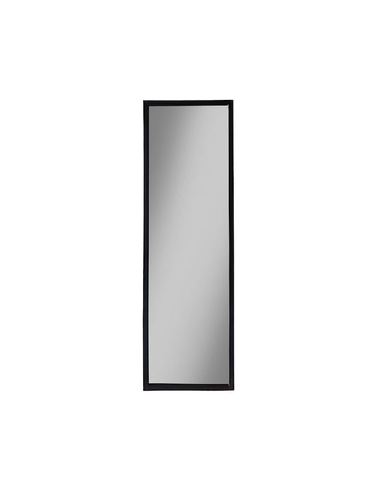 Liberta Slim Καθρέπτης με Καφέ Ξύλινο Πλαίσιο 146x45cm 3τμχ