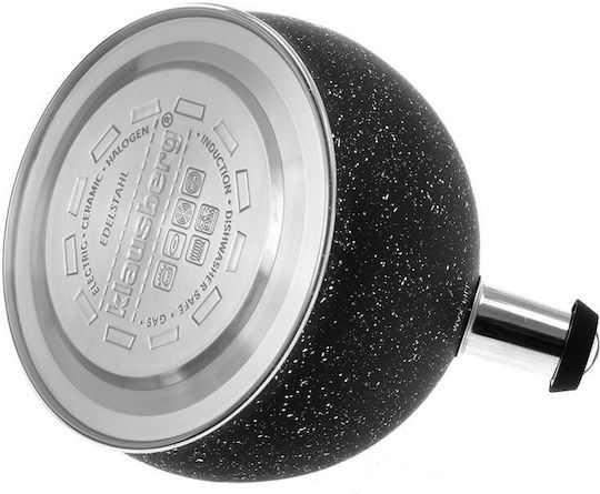 Klausberg Teekanne Rostfreier Stahl Gray 2000ml