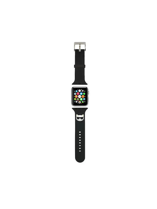 Karl Lagerfeld Choupette Head Strap Silicone Black (Apple Watch 38/40/41mm)